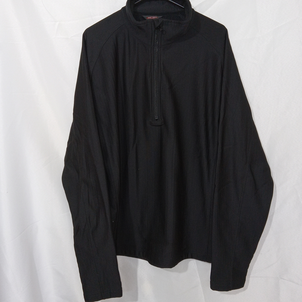 Tru-Spec Jacket Mens 2XL Black 24/7 Grid Fleece 1/4 Zip Tactical Long Sleeve
